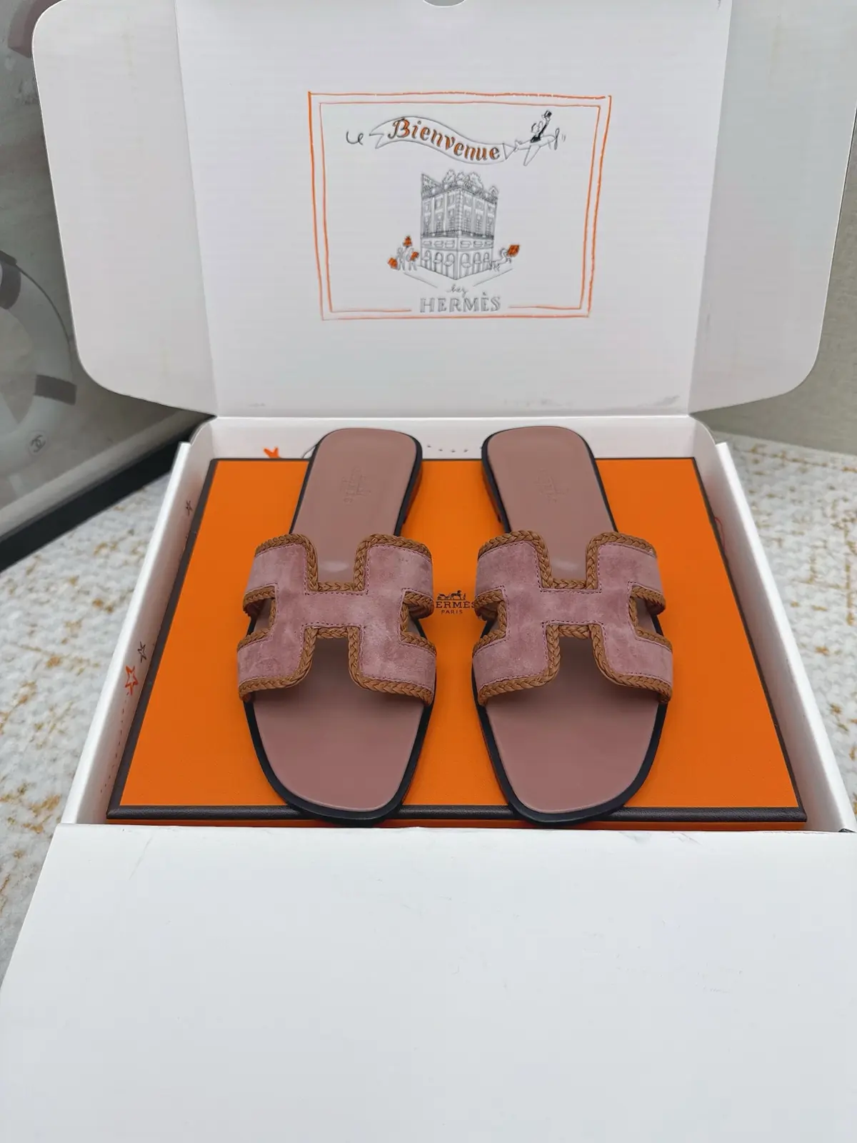 Hermes Style Pink Leather Women's Shoes Lookbook Reference image 1
