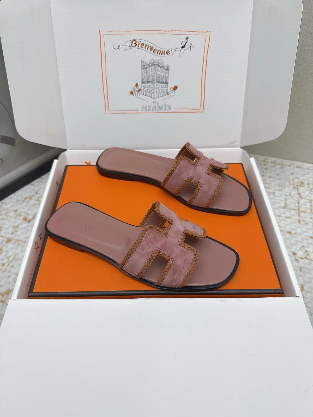 Hermes Style Pink Leather Women's Shoes Lookbook Reference image 2