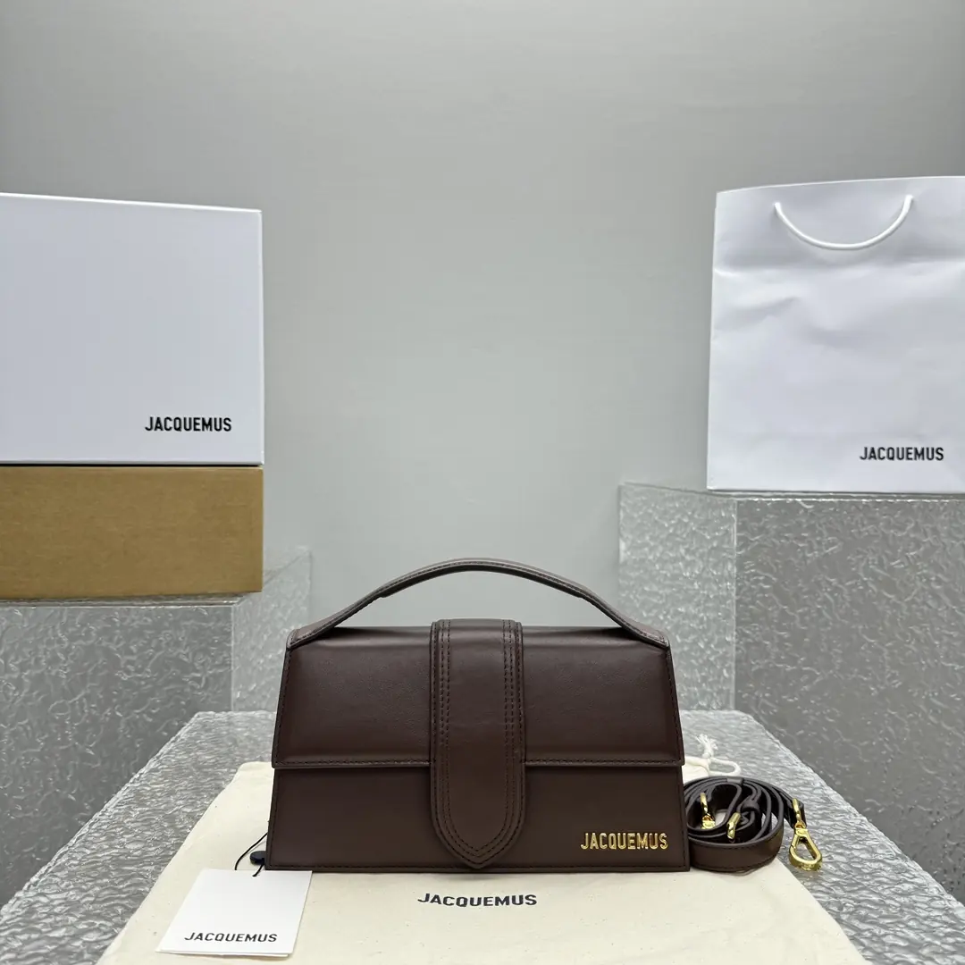 Jacquemus Style Leather Crossbody Bag Lookbook Reference image 1