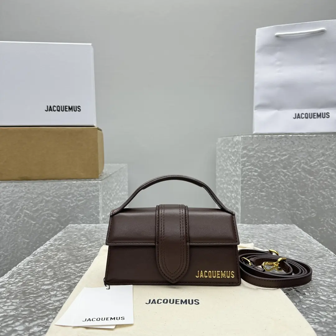 Jacquemus Style Leather Crossbody Bag Lookbook Reference image 1