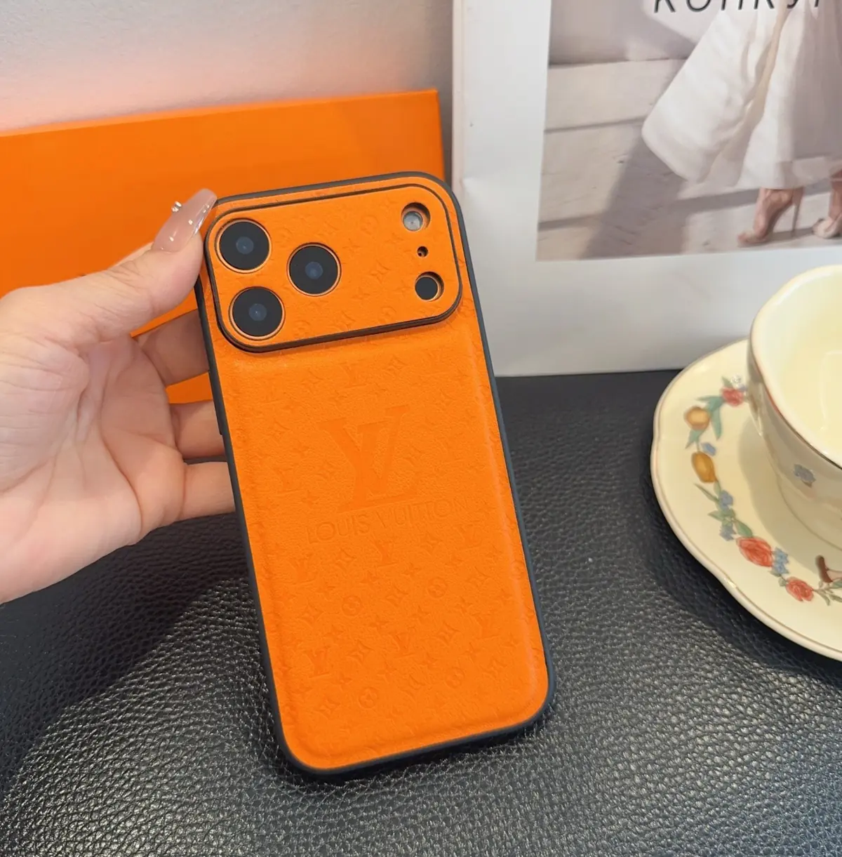 Key Buckle（钥匙扣） Style Leather Phone Case Lookbook Reference image 6