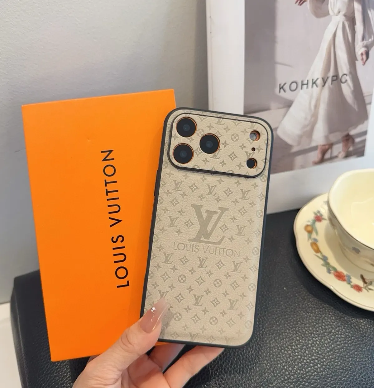 Key Buckle（钥匙扣） Style Leather Phone Case Lookbook Reference image 2