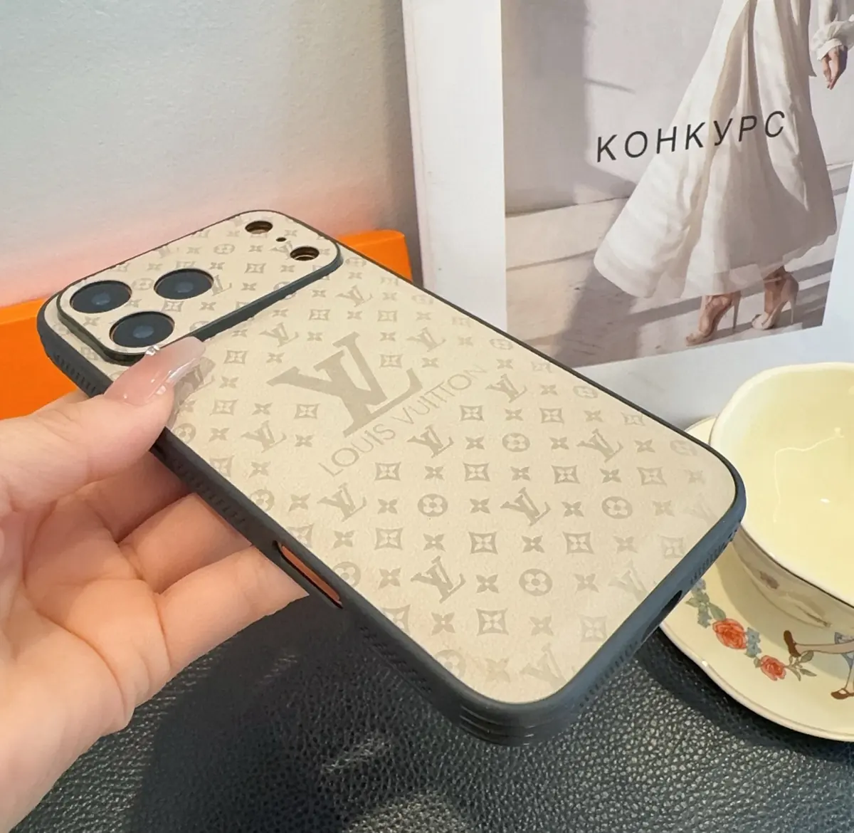 Key Buckle（钥匙扣） Style Leather Phone Case Lookbook Reference image 4