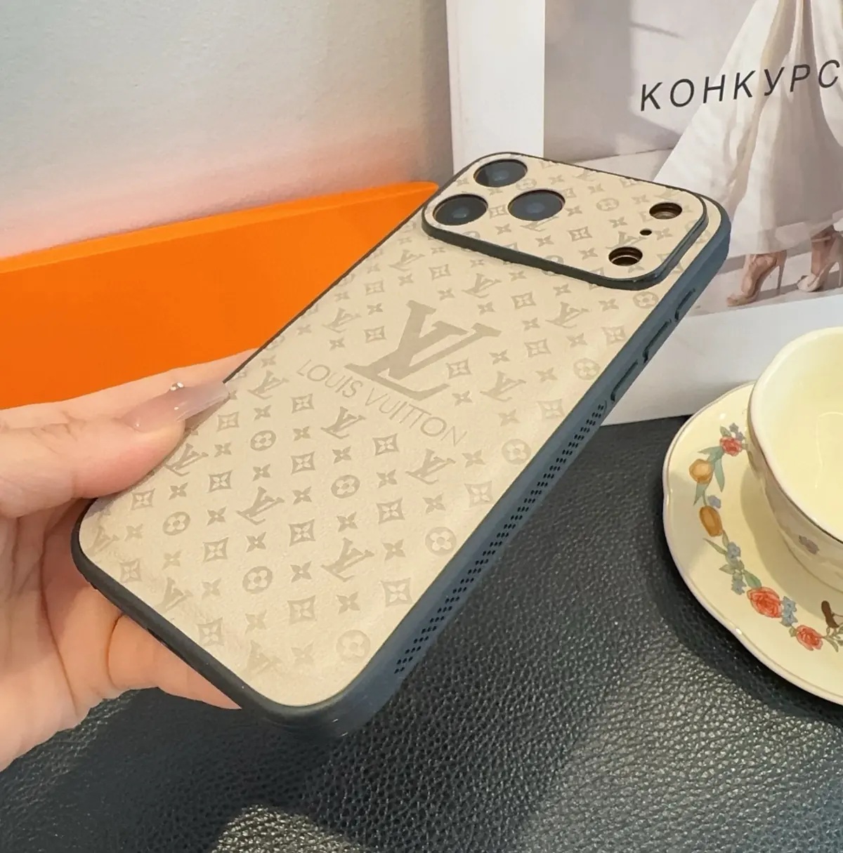 Key Buckle（钥匙扣） Style Leather Phone Case Lookbook Reference image 5