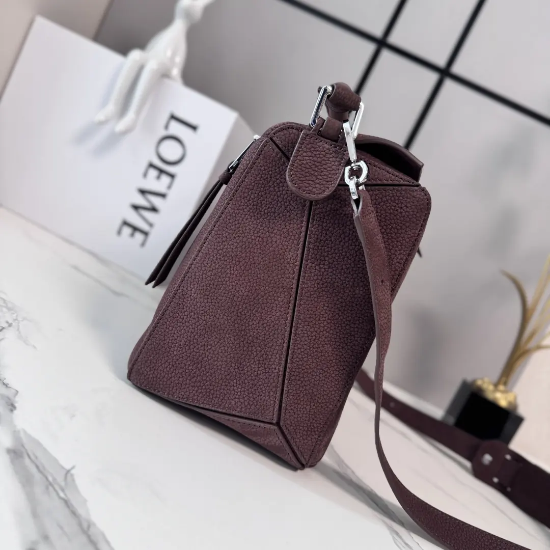 Loewe Style Gold Canvas Shoulder Bag Lookbook Reference image 2