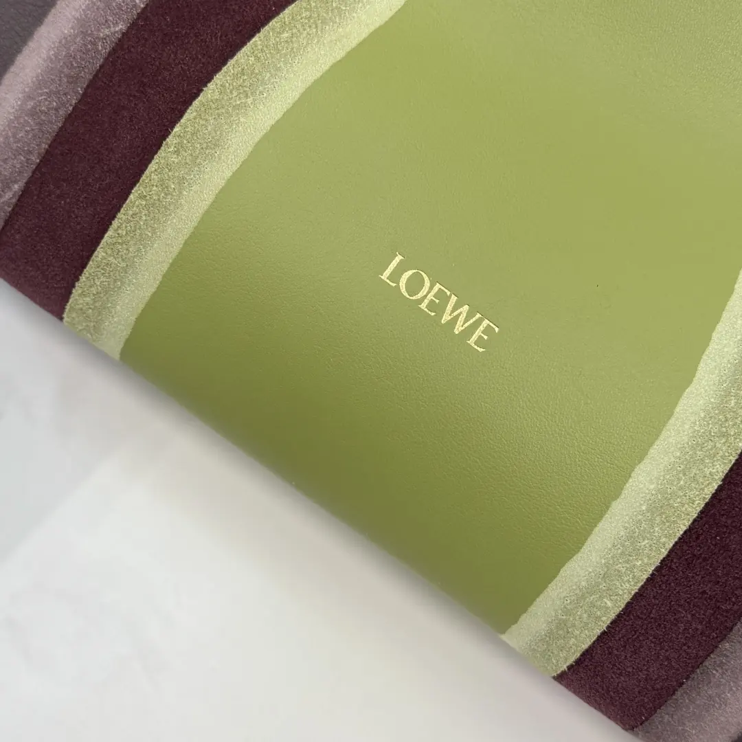 Loewe Style Gold Leather Shoulder Bag Lookbook Reference image 5