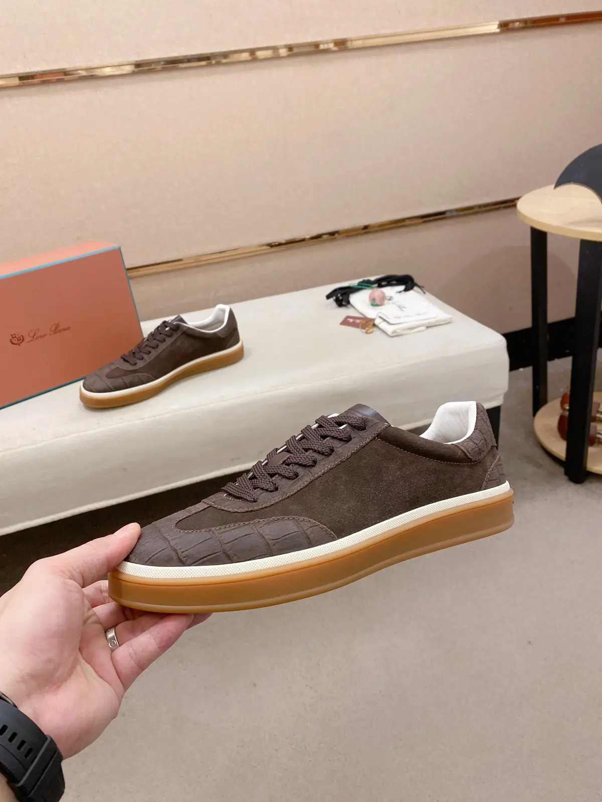 Loro Piana(男) Style Leather Tote Bag Lookbook Reference image 3