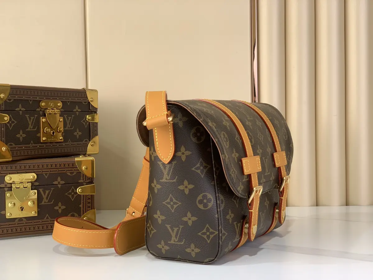LV Style Beige Canvas Backpack Lookbook Reference image 2