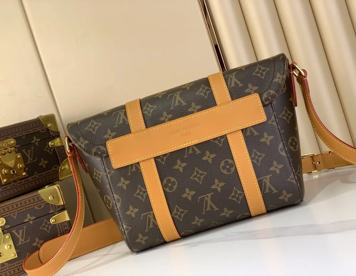 LV Style Beige Canvas Backpack Lookbook Reference image 3