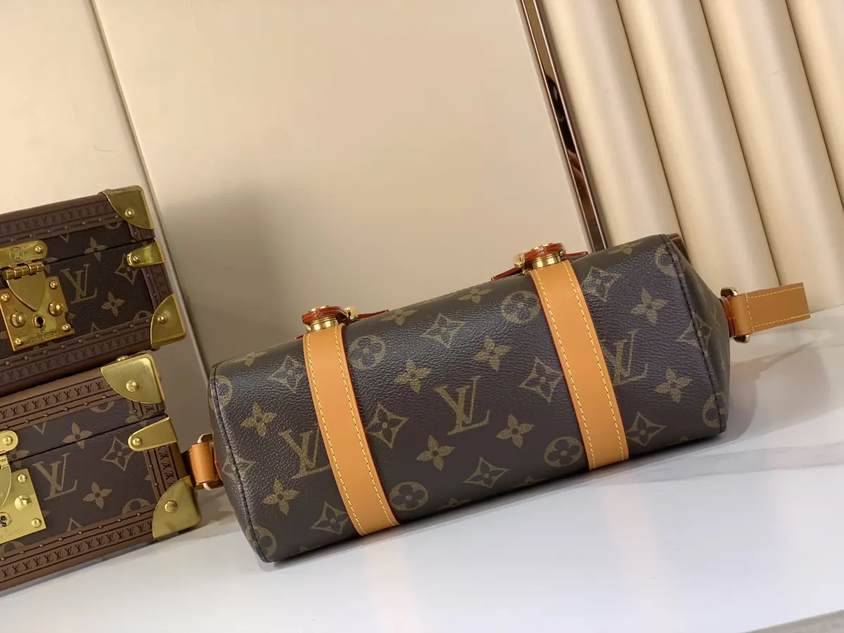 LV Style Beige Canvas Backpack Lookbook Reference image 4