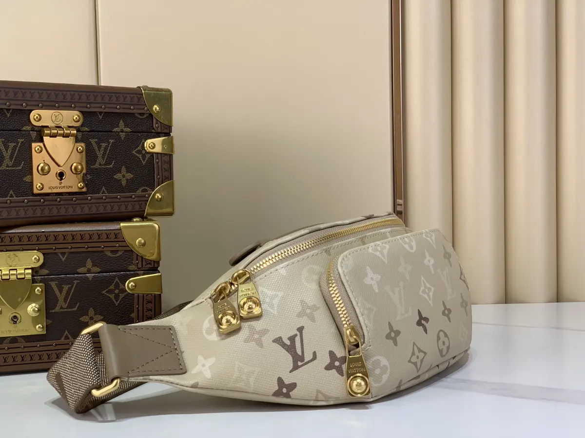 LV Style Beige Canvas Crossbody Bag Lookbook Reference image 2