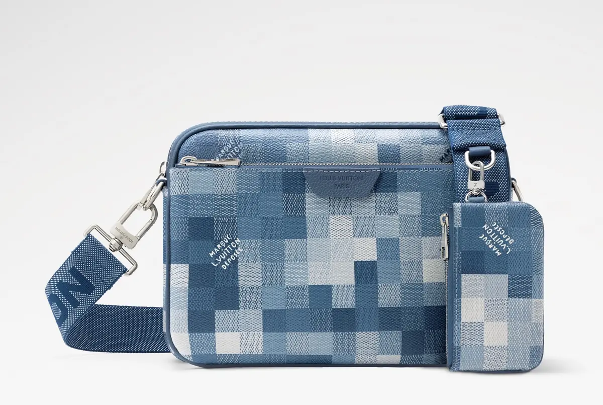 LV Style Beige Canvas Messenger Bag Lookbook Reference image 1