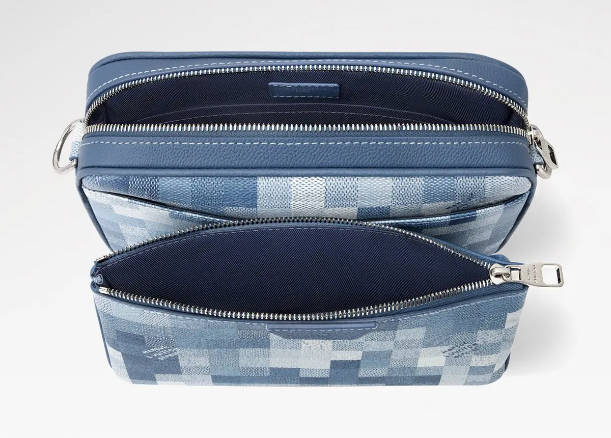 LV Style Beige Canvas Messenger Bag Lookbook Reference image 3