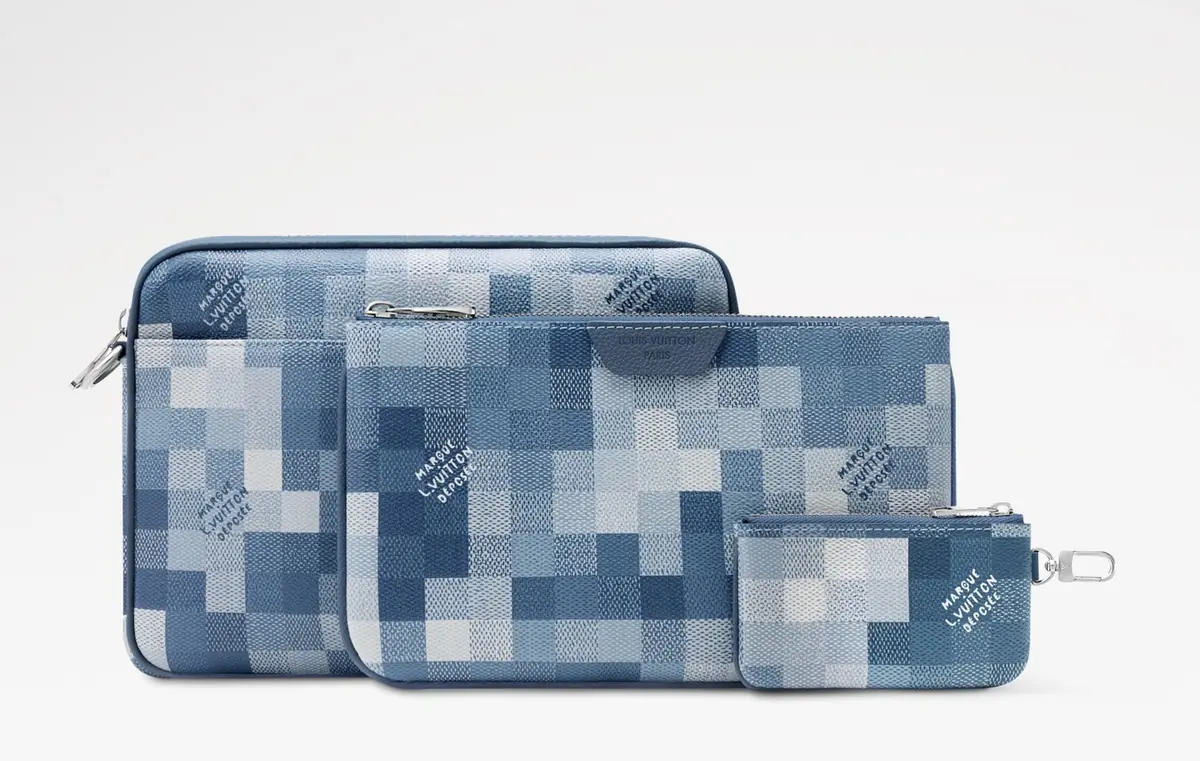 LV Style Beige Canvas Messenger Bag Lookbook Reference image 5