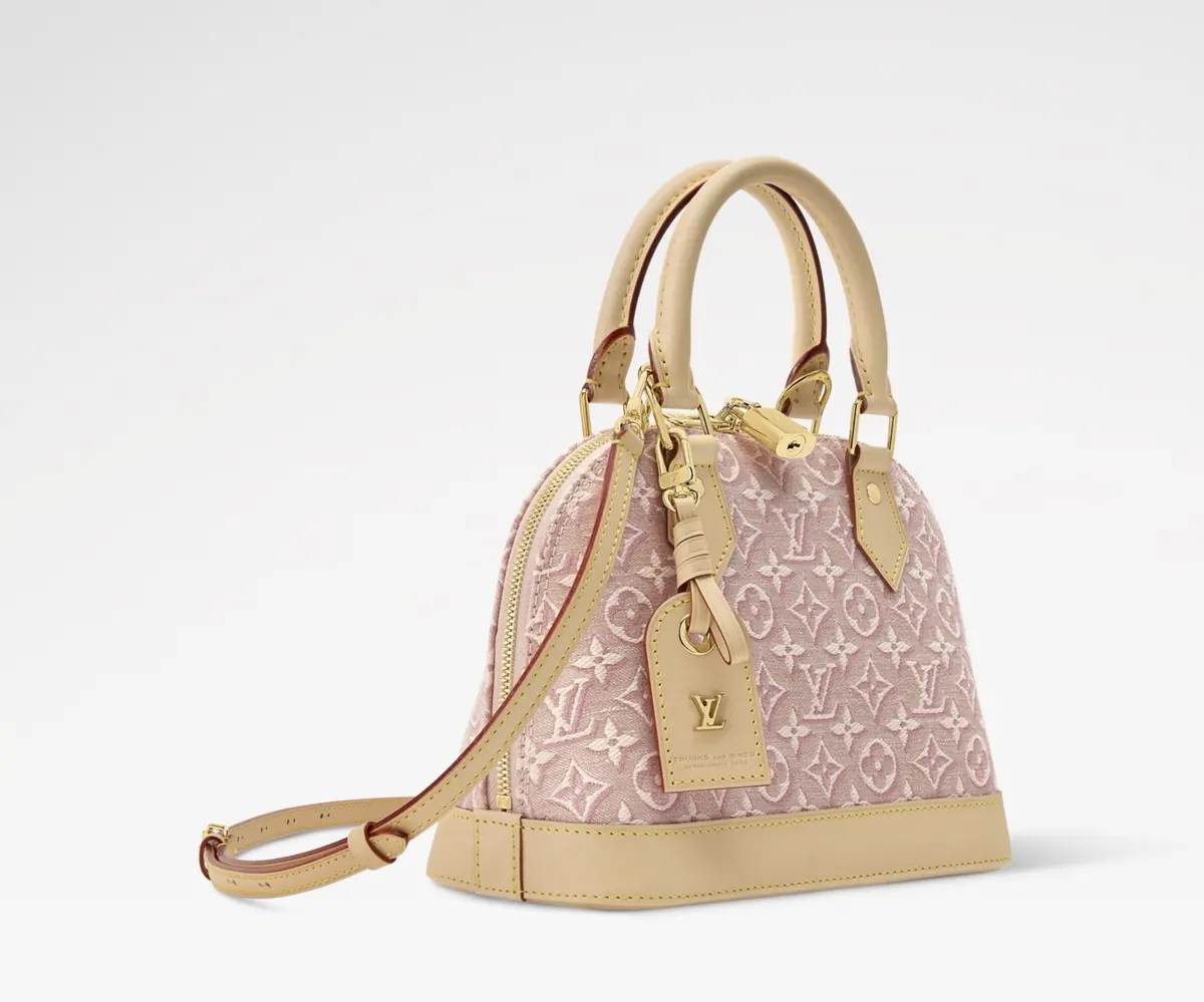 LV Style Beige Canvas Top Handle Bag style reference detail image 3 from source 787726