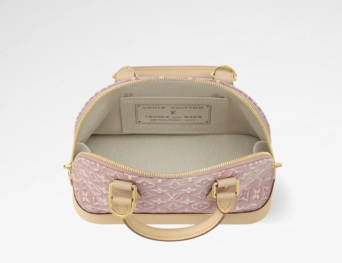 LV Style Beige Canvas Top Handle Bag style reference detail image 4 from source 787726