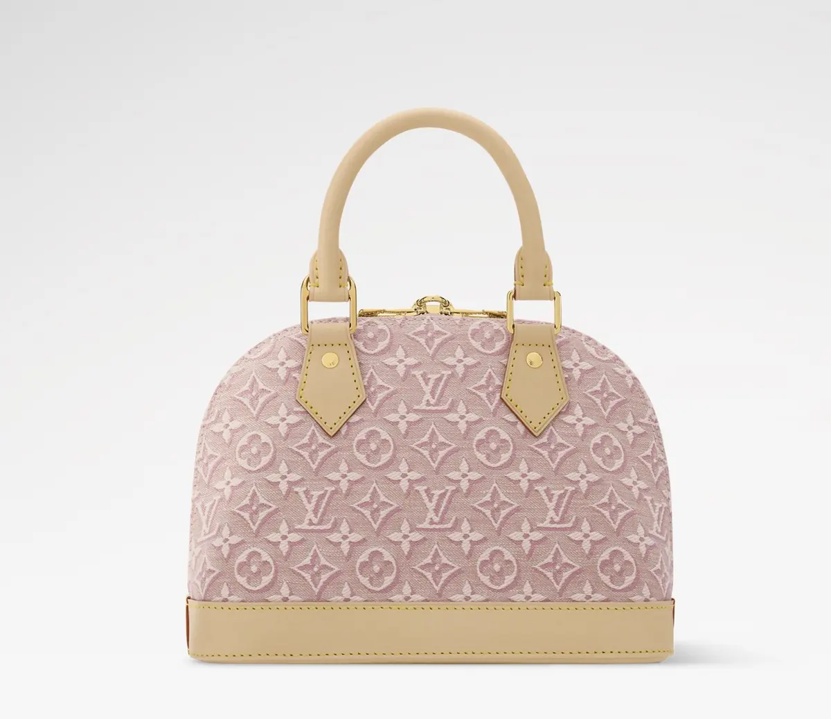 LV Style Beige Canvas Top Handle Bag style reference detail image 5 from source 787726