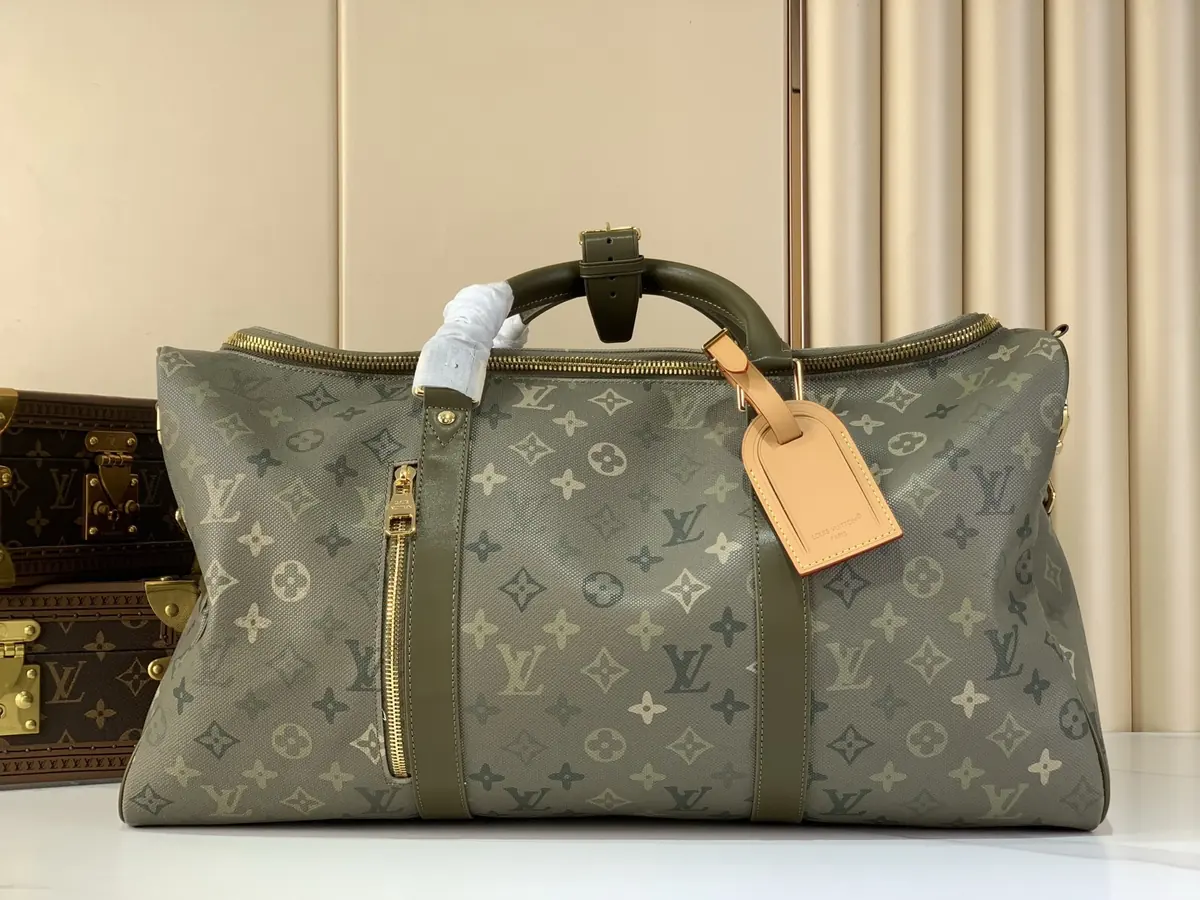 LV Style Beige Canvas Travel Bag Lookbook Reference image 1
