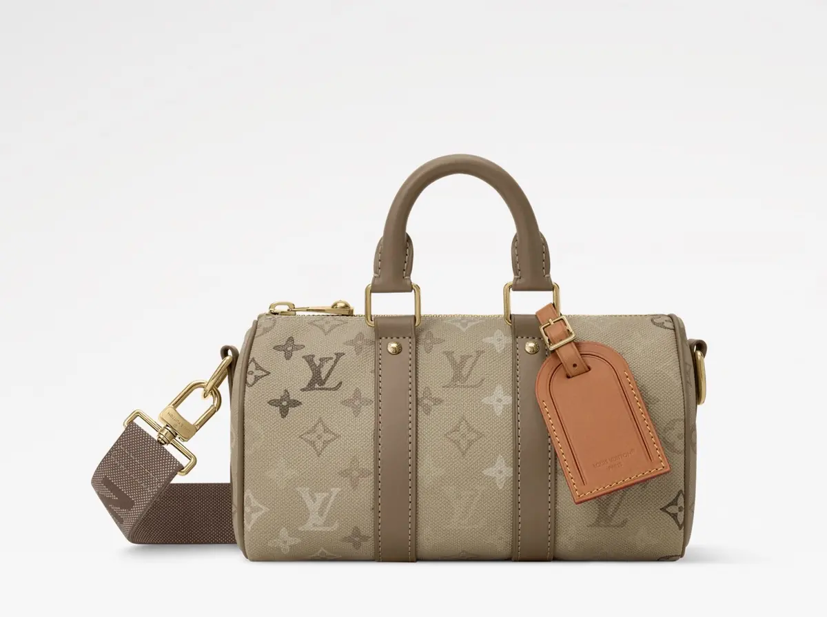 LV Style Beige Canvas Travel Bag Lookbook Reference image 1