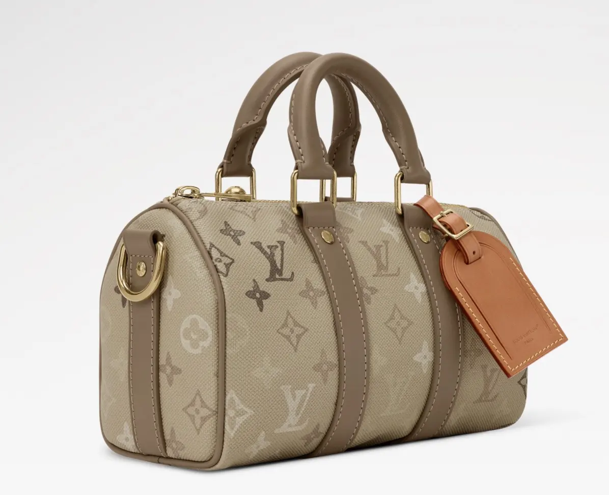 LV Style Beige Canvas Travel Bag Lookbook Reference image 2