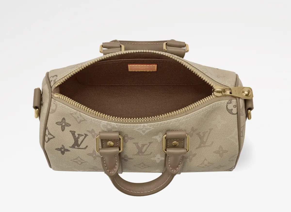 LV Style Beige Canvas Travel Bag Lookbook Reference image 3