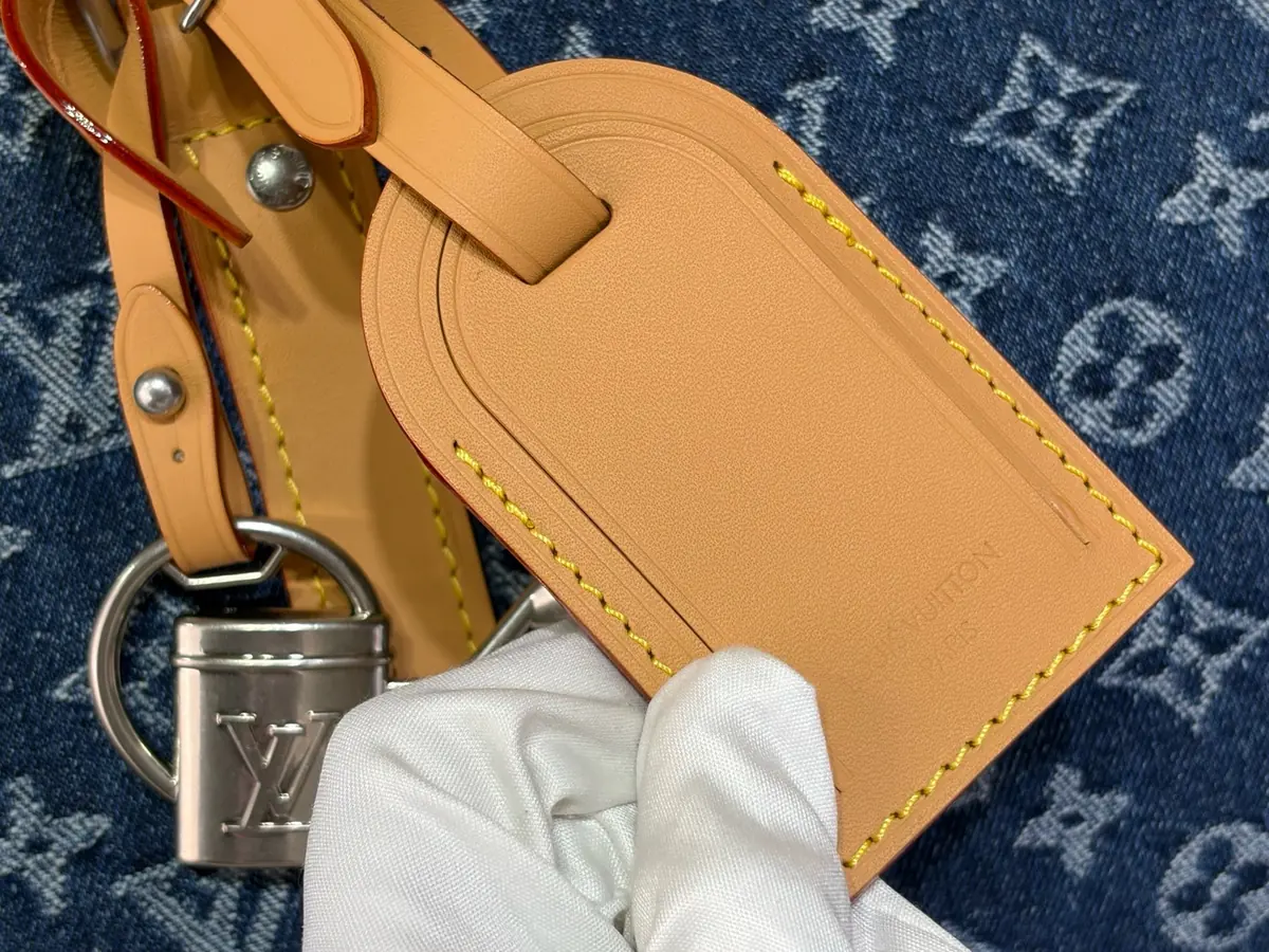LV Style Beige Denim Travel Bag style reference detail image 5 from source 787730