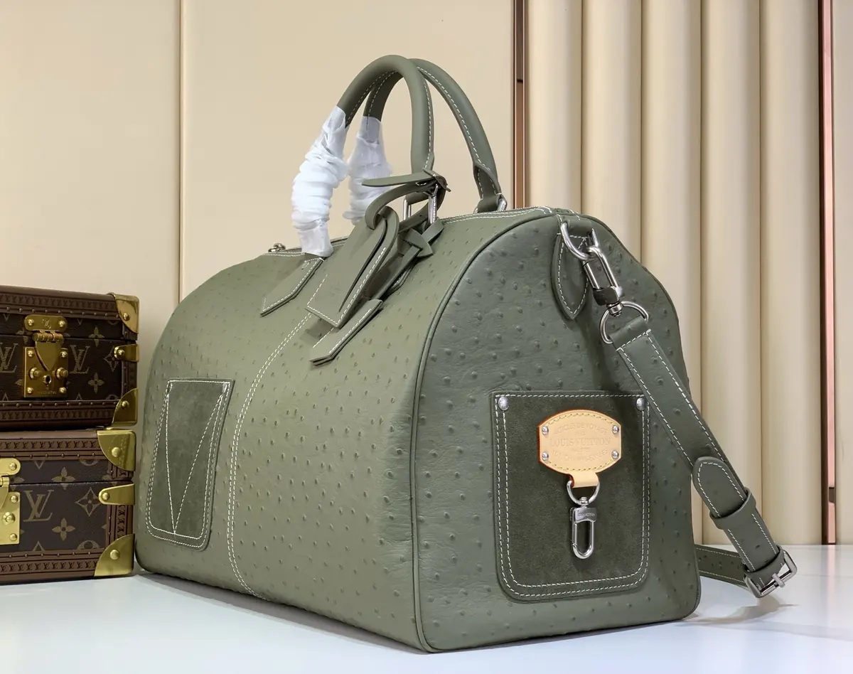 LV Style Beige Leather Bag Lookbook Reference image 2