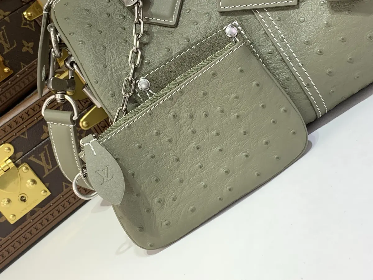 LV Style Beige Leather Bag Lookbook Reference image 6