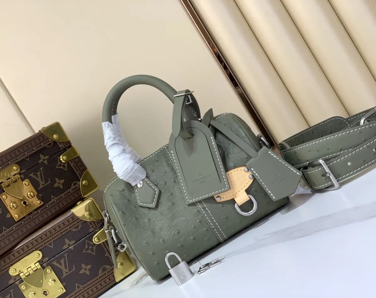 LV Style Beige Leather Bag Lookbook Reference image 6