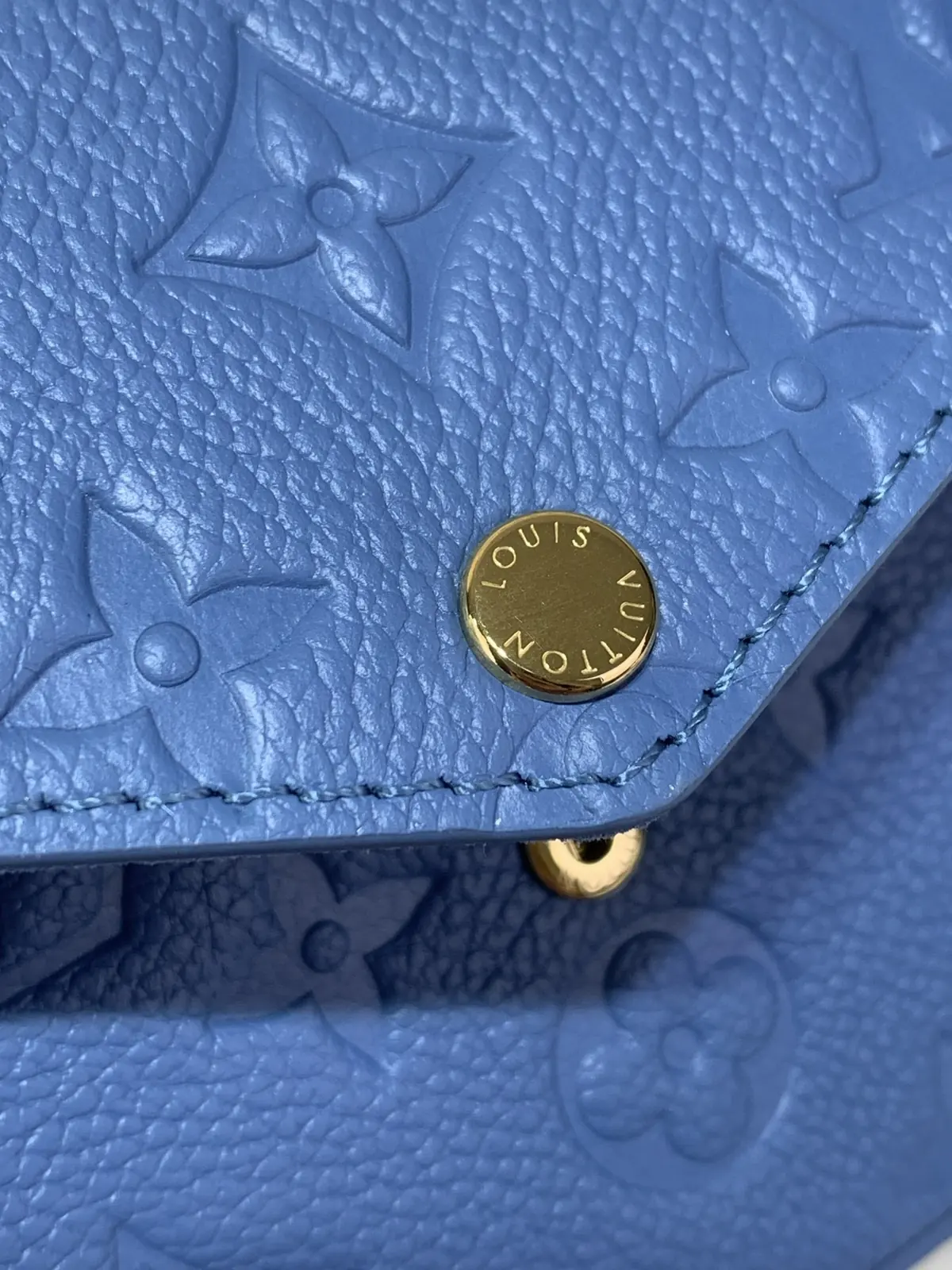LV Style Beige Leather Clutch Lookbook Reference image 5