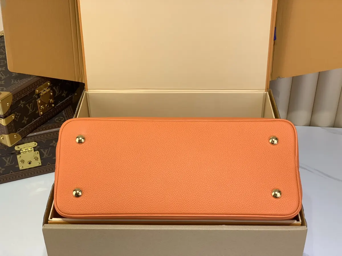 LV Style Beige Leather Crossbody Bag Lookbook Reference image 4
