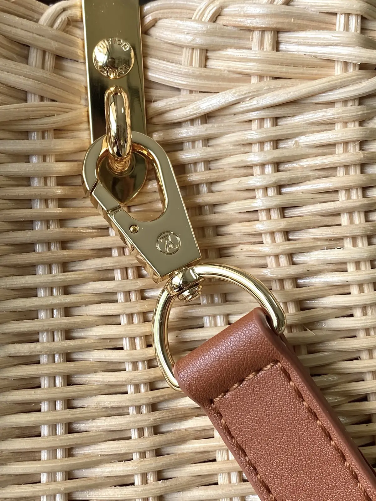LV Style Beige Leather Crossbody Bag Lookbook Reference image 6