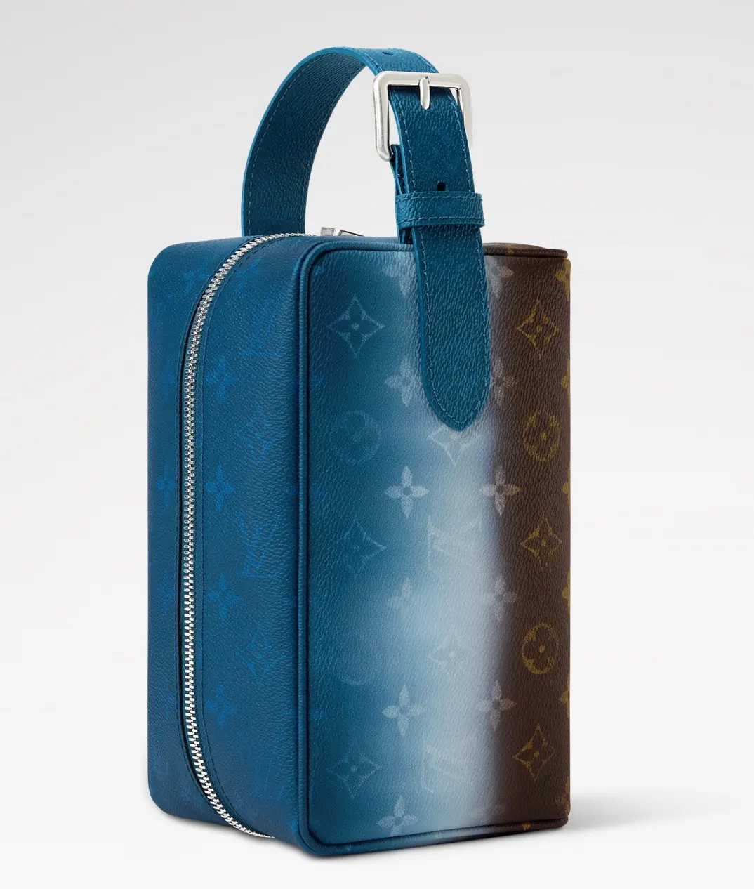 LV Style Beige Leather Toiletry Bag Lookbook Reference image 5