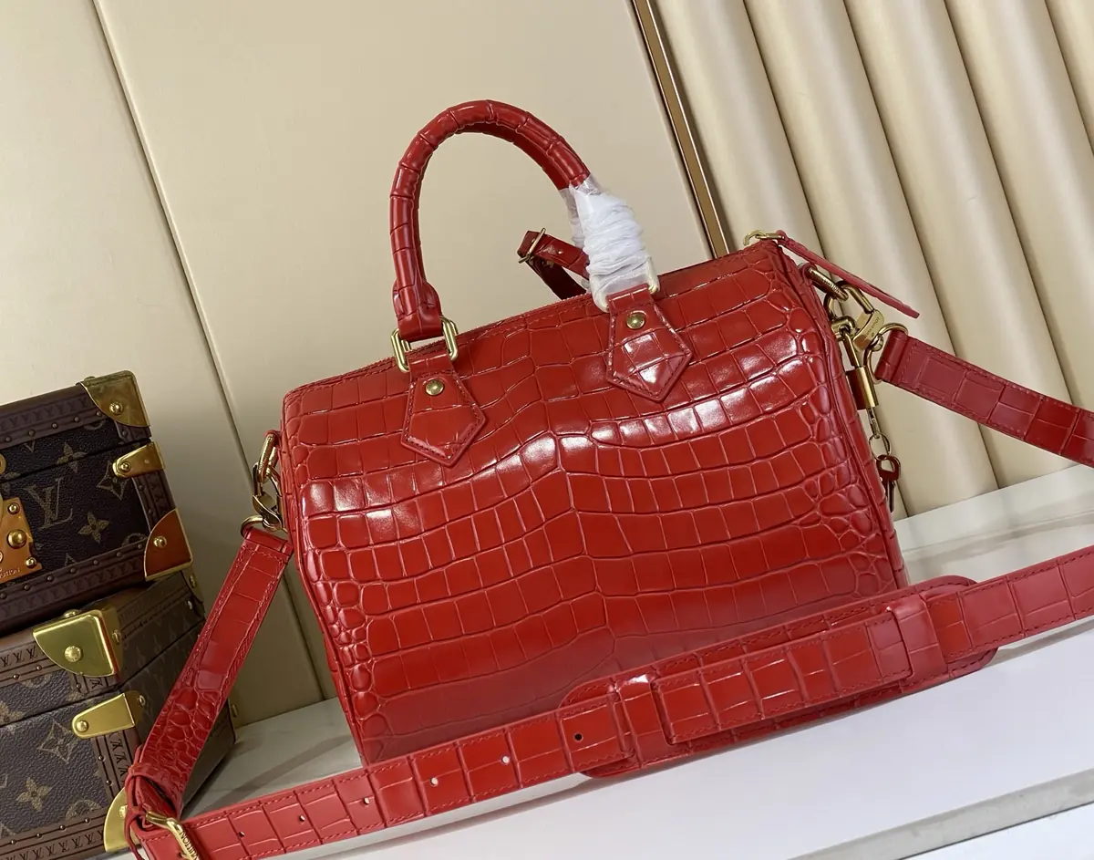LV Style Beige Leather Top Handle Bag Bags Top Handle Bag detail image 3 from source 738342
