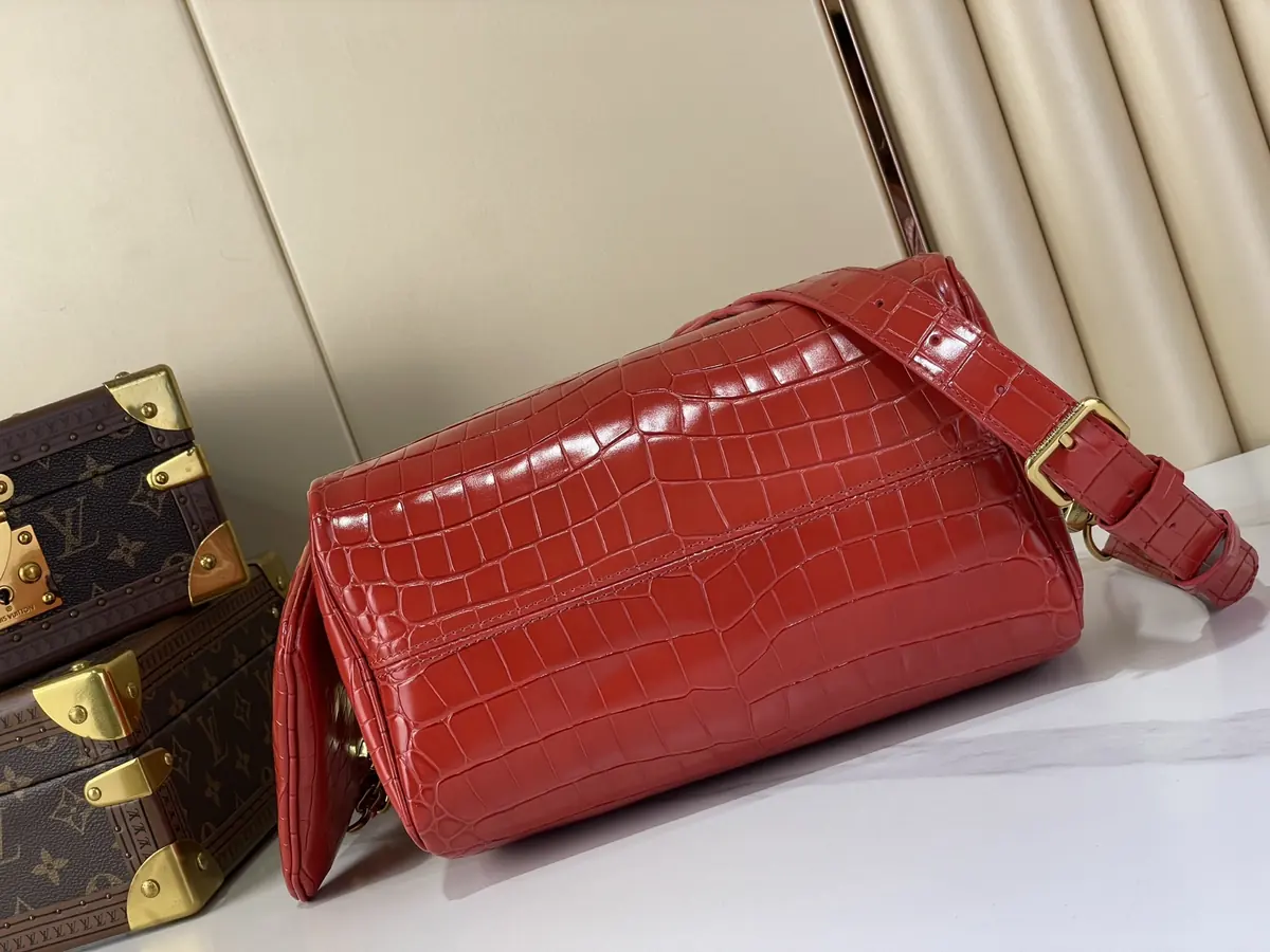 LV Style Beige Leather Top Handle Bag Bags Top Handle Bag detail image 4 from source 738342