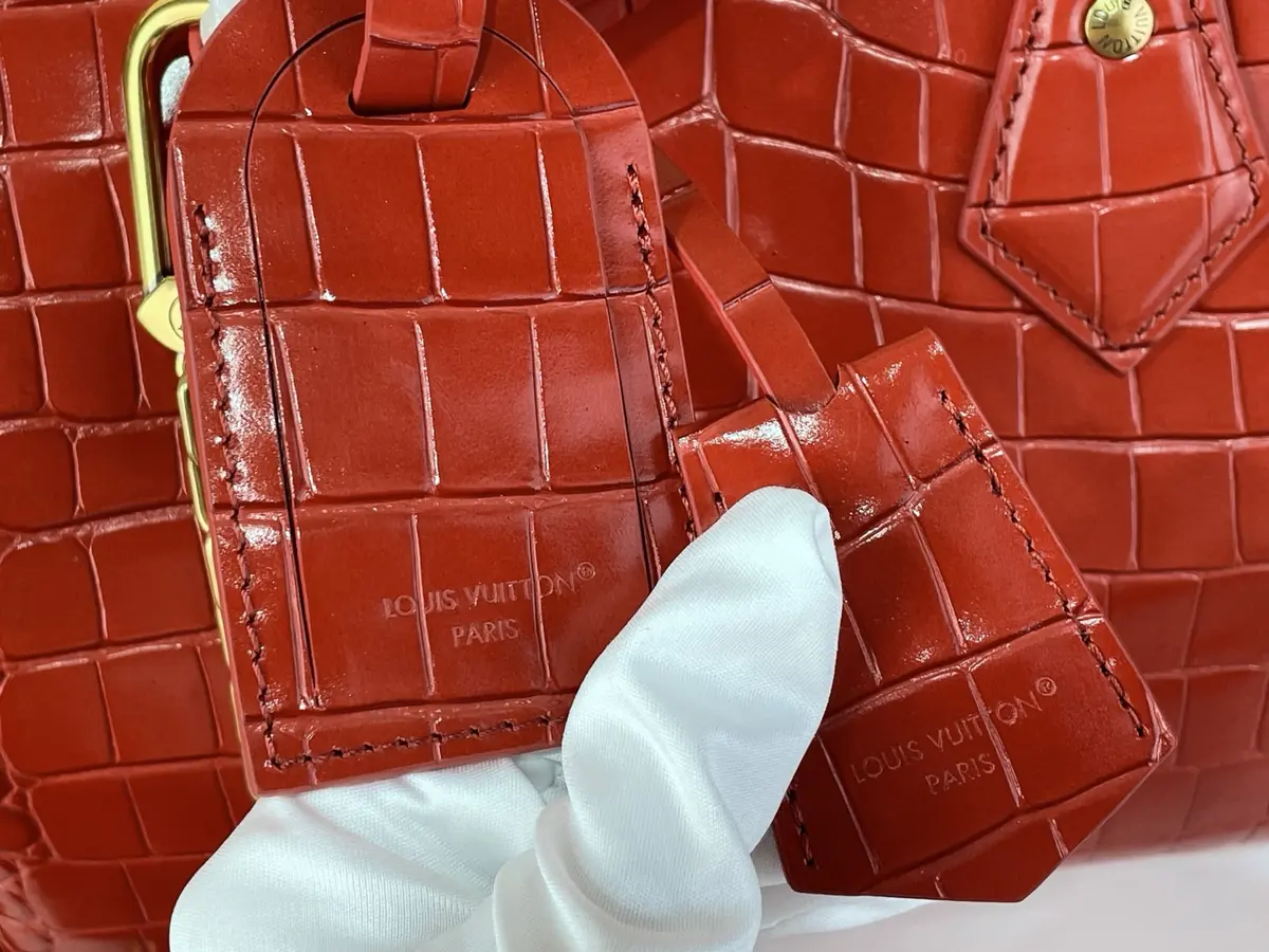 LV Style Beige Leather Top Handle Bag Bags Top Handle Bag detail image 6 from source 738342