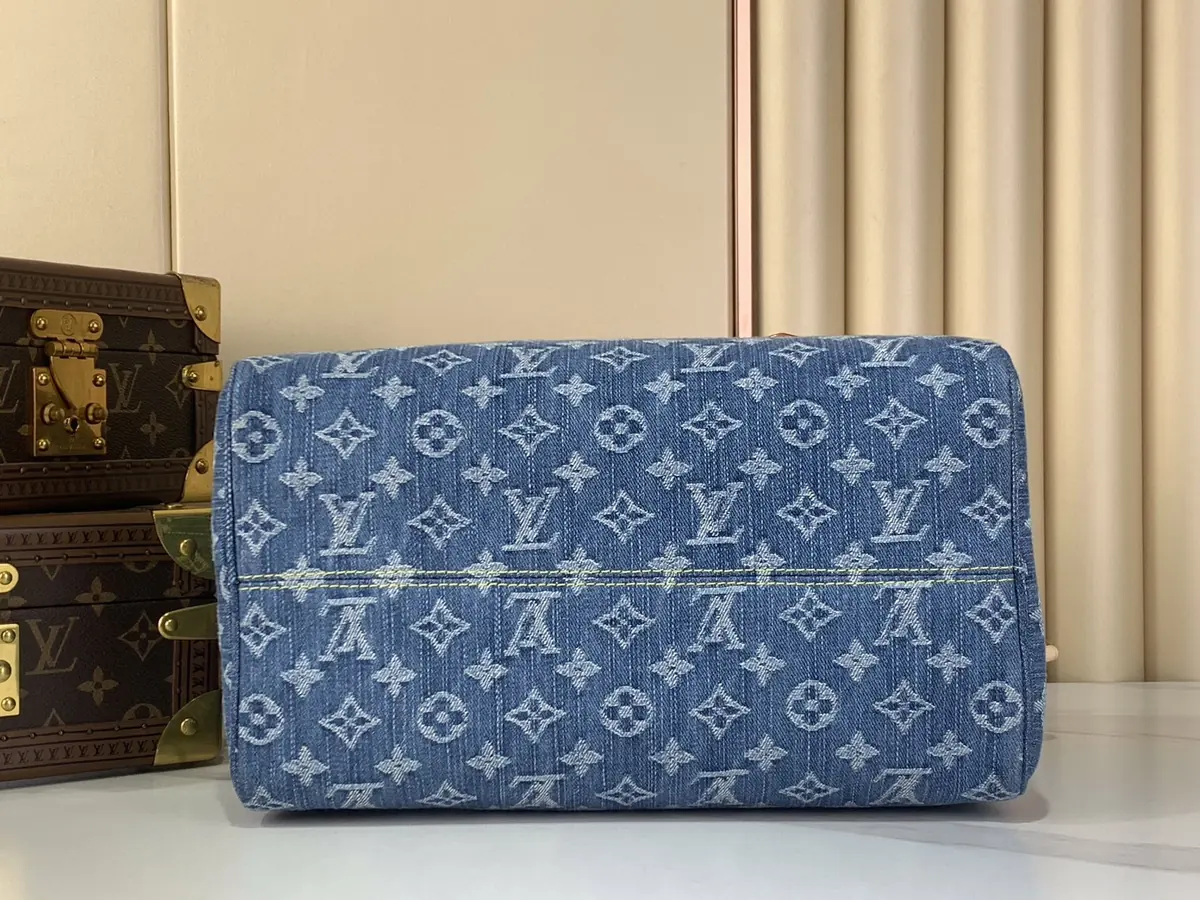 LV Style Beige Leather Top Handle Bag Lookbook Reference image 4