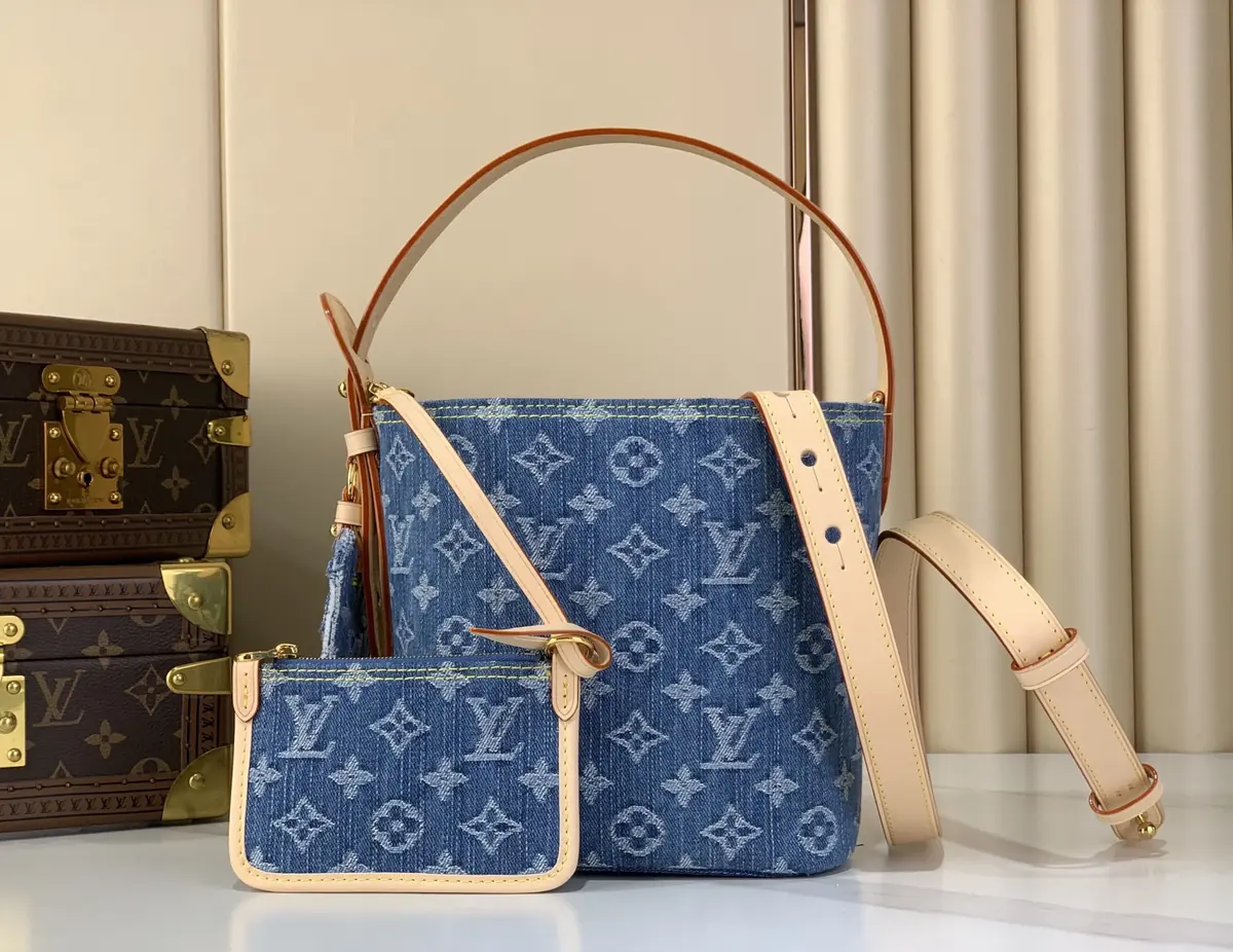 LV Style Beige Leather Top Handle Bag Lookbook Reference image 1