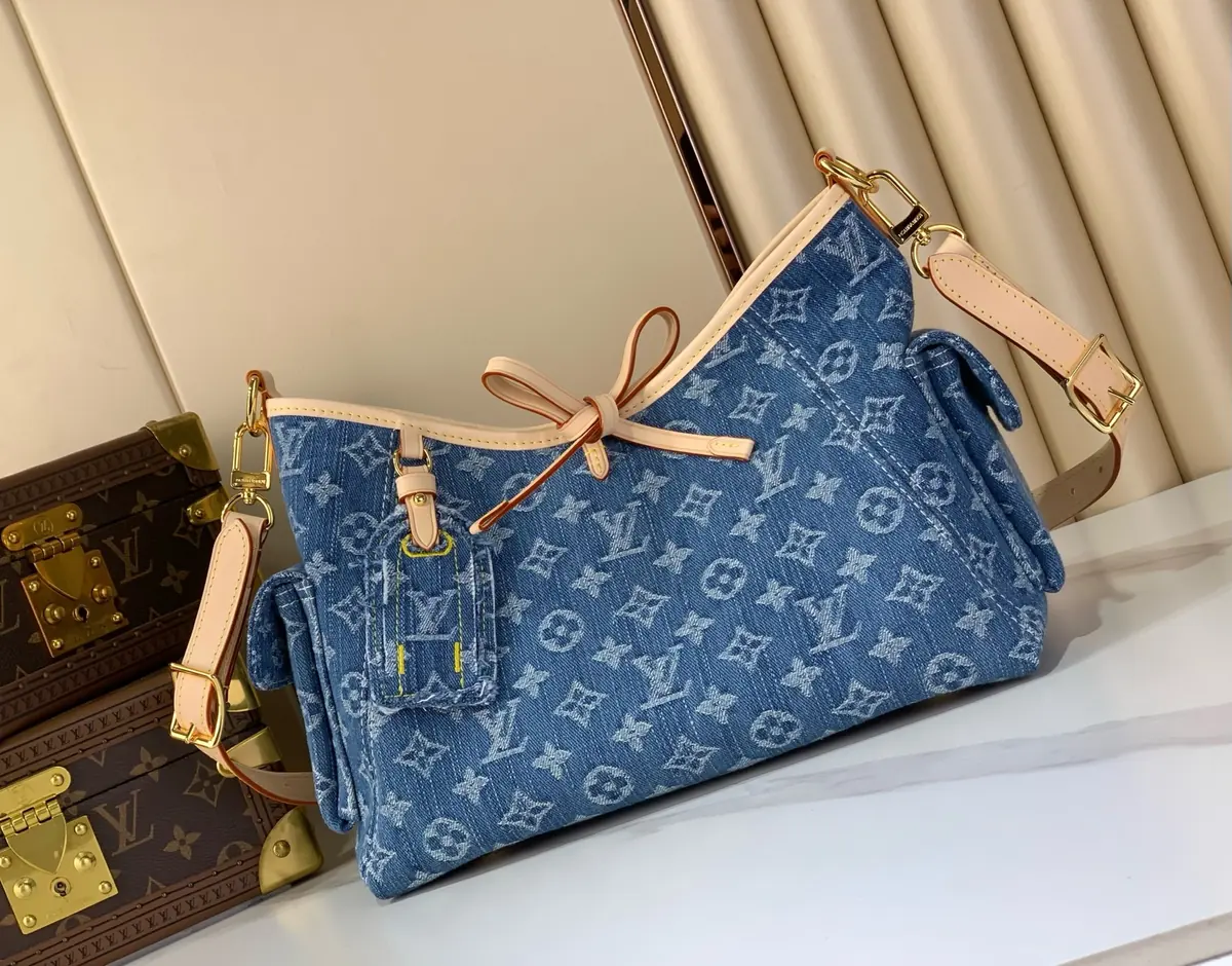 LV Style Beige Leather Top Handle Bag Lookbook Reference image 1