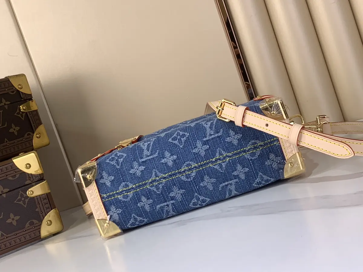 LV Style Beige Leather Top Handle Bag Lookbook Reference image 4