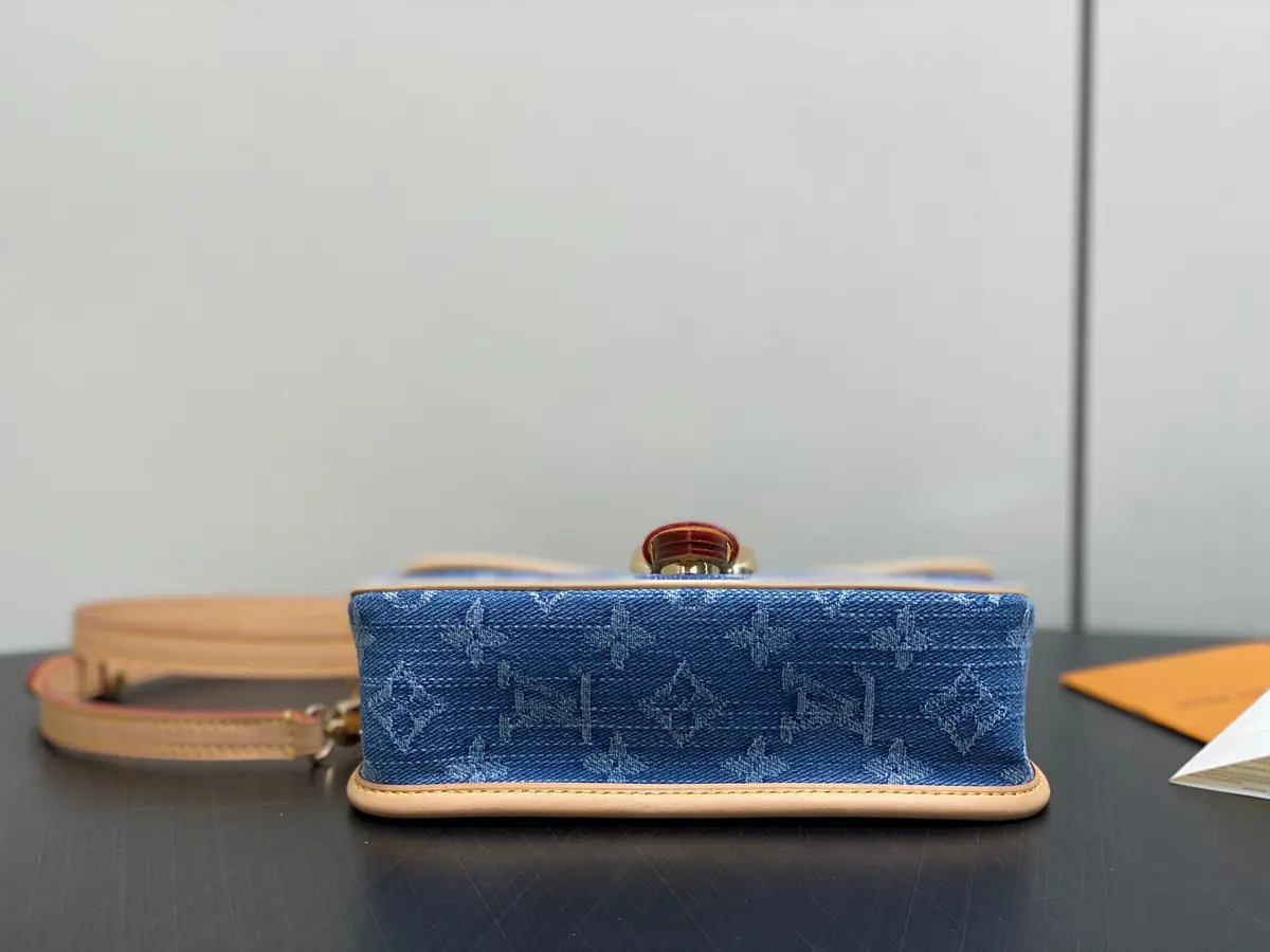 LV Style Beige Leather Top Handle Bag Lookbook Reference image 4