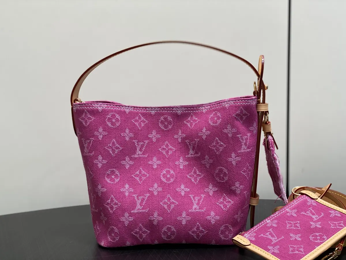 LV Style Beige Leather Top Handle Bag Lookbook Reference image 4