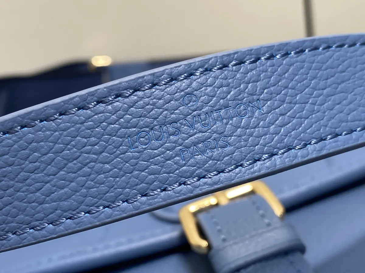 LV Style Beige Leather Top Handle Bag Lookbook Reference image 5