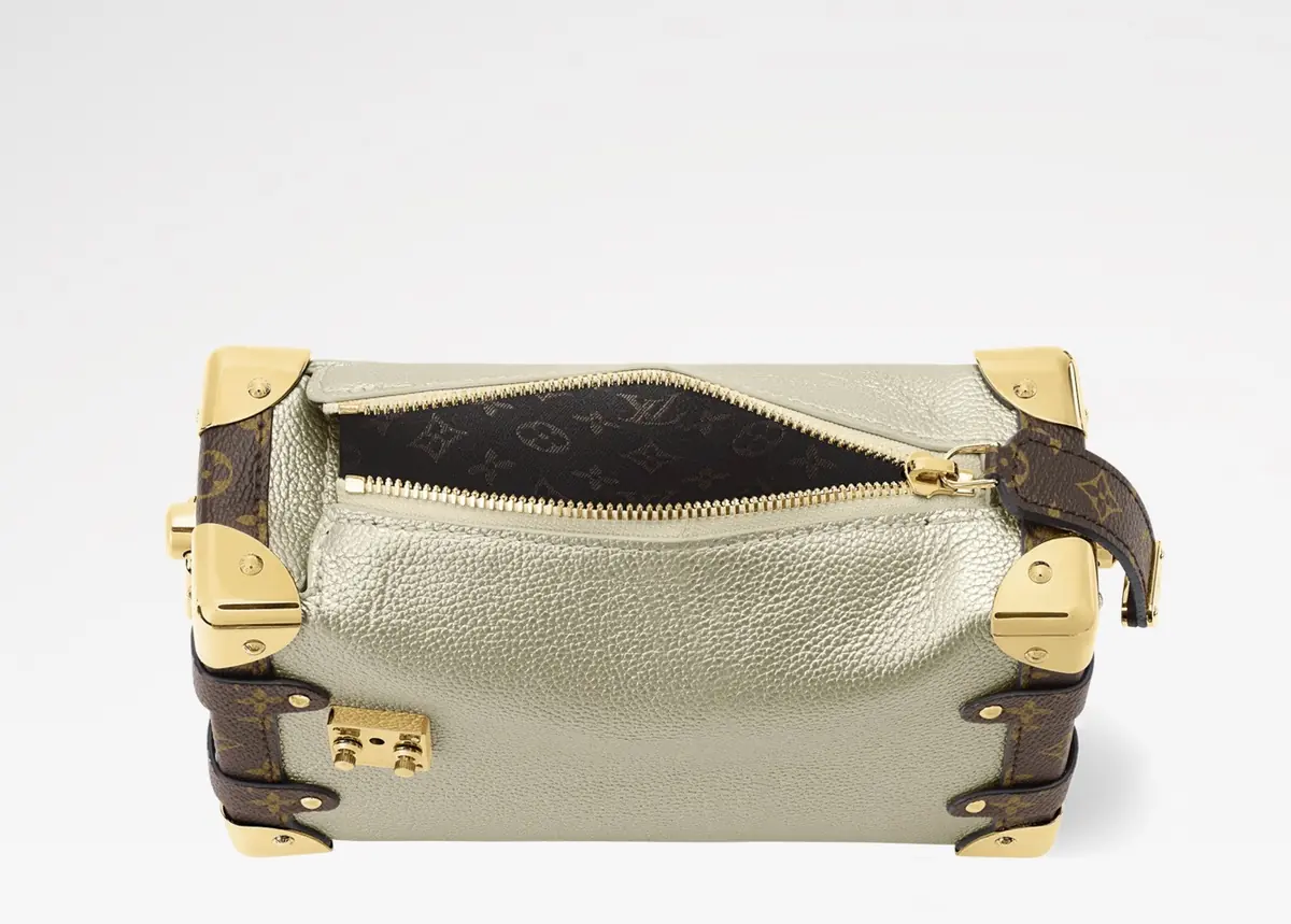 LV Style Beige Leather Top Handle Bag style reference detail image 4 from source 787670