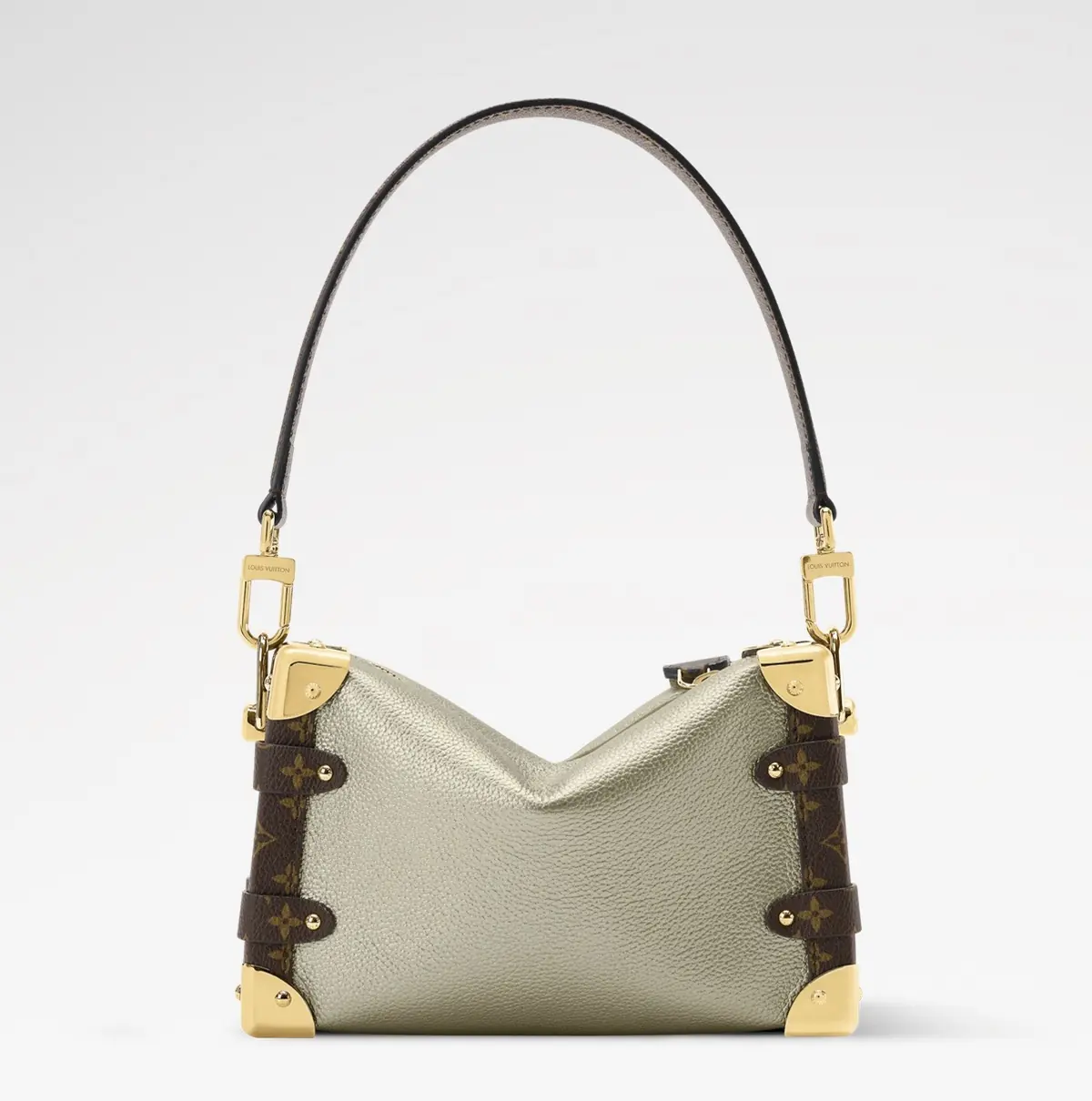 LV Style Beige Leather Top Handle Bag style reference detail image 5 from source 787670