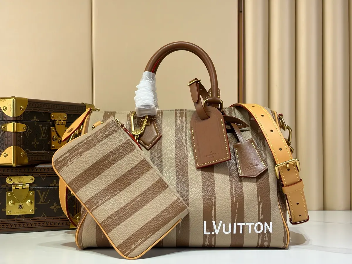 LV Style Beige Leather Top Handle Bag style reference detail image 1 from source 787692