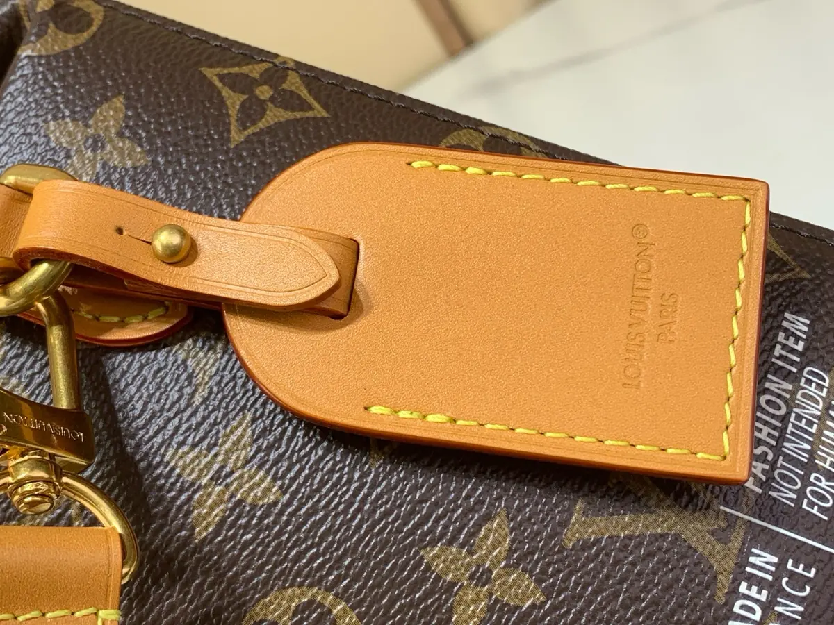 LV Style Beige Leather Top Handle Bag style reference detail image 5 from source 787694