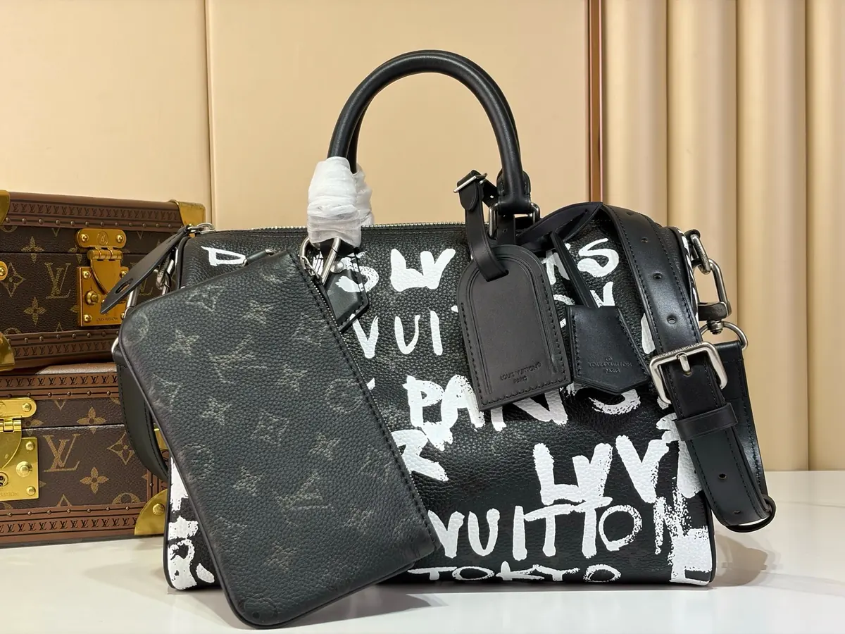 LV Style Beige Leather Top Handle Bag style reference detail image 1 from source 787696