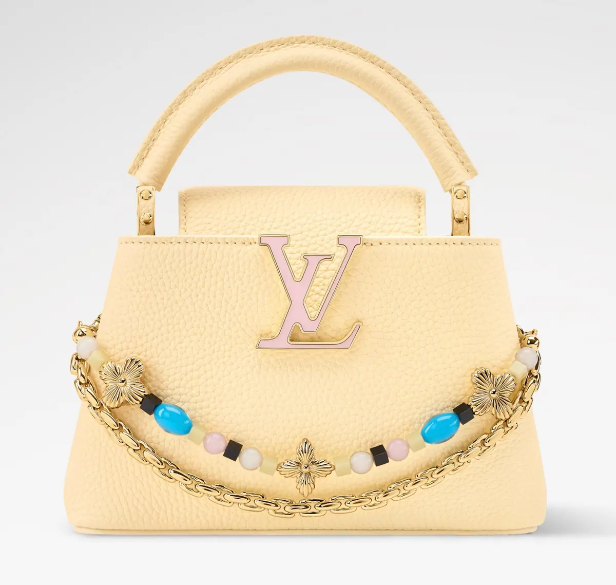 LV Style Beige Leather Top Handle Bag style reference detail image 1 from source 787702