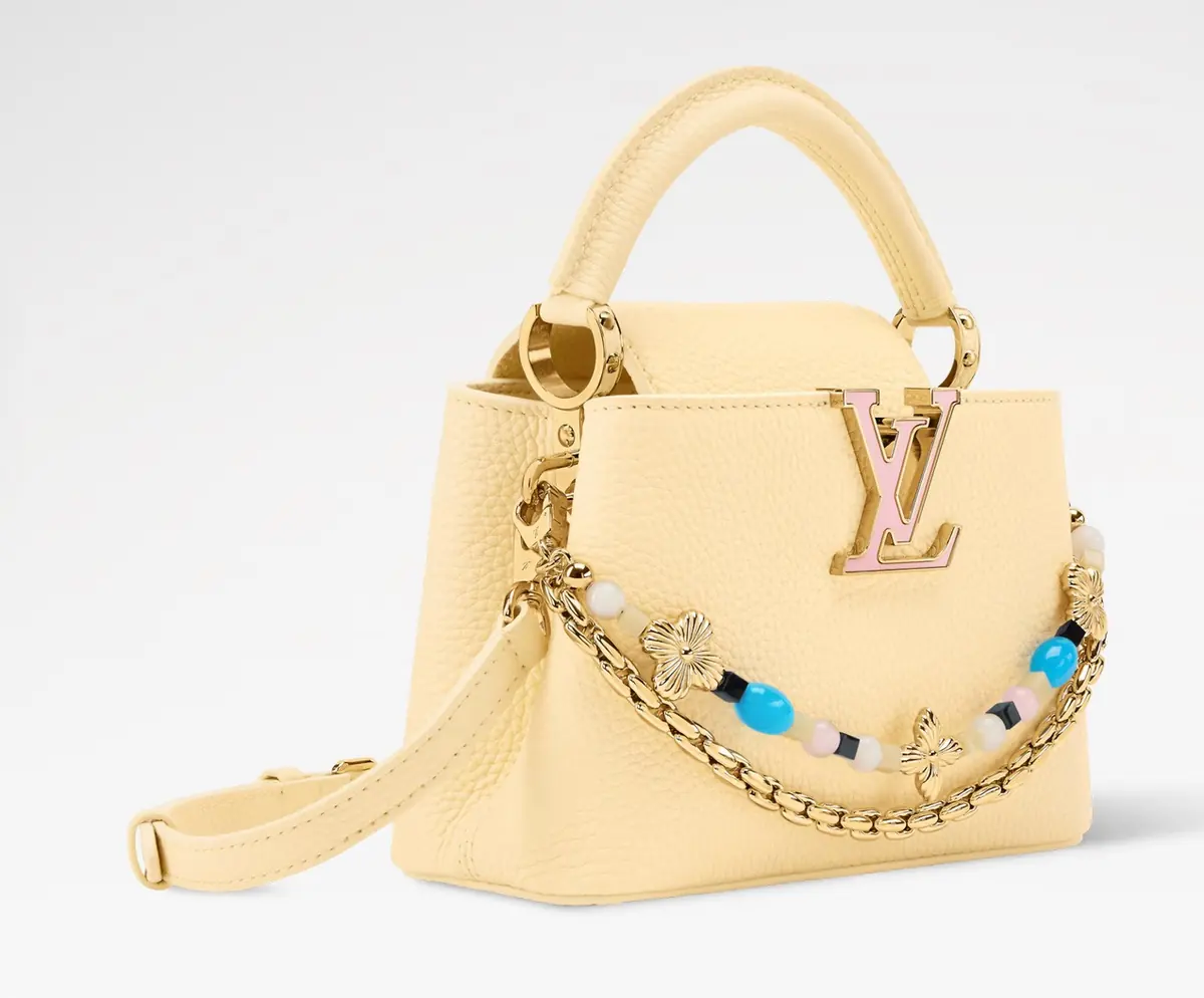 LV Style Beige Leather Top Handle Bag style reference detail image 3 from source 787702
